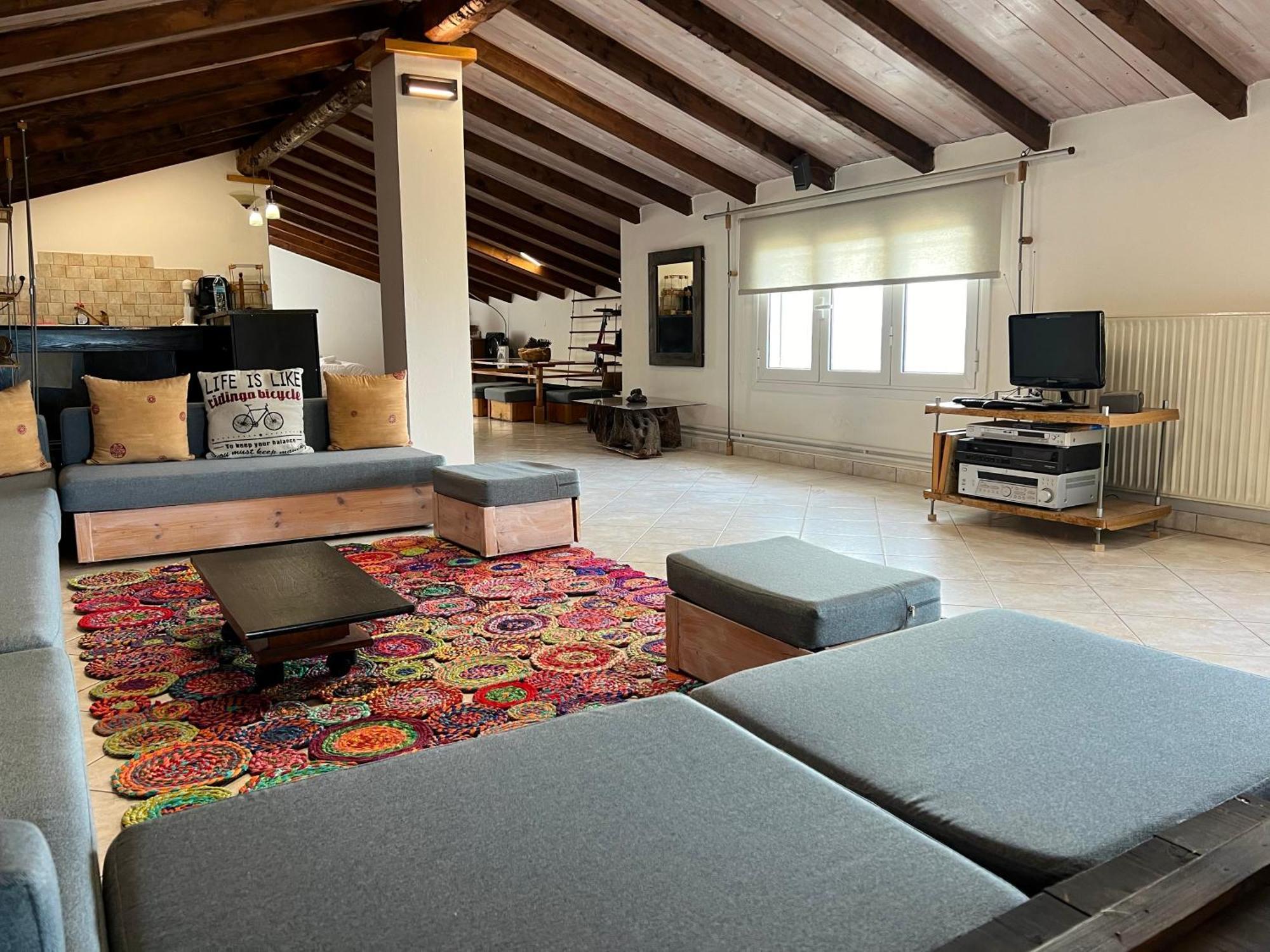 Ferienwohnung Σοφιτα Ξυλο Μεταλο Γυαλι Alykes Potamou Exterior foto