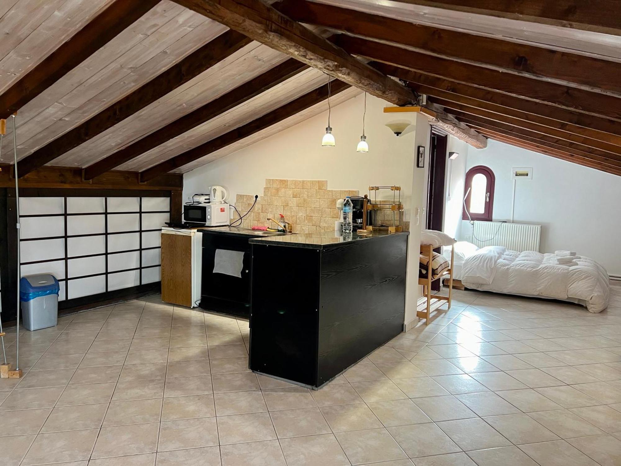 Ferienwohnung Σοφιτα Ξυλο Μεταλο Γυαλι Alykes Potamou Exterior foto